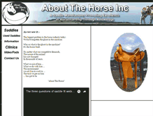 Tablet Screenshot of aboutthehorse.com